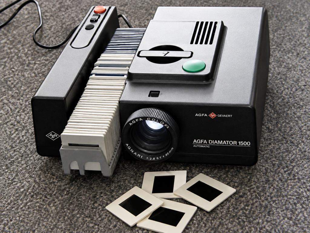 De nostalgie van de diaprojector