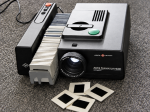 De nostalgie van de diaprojector